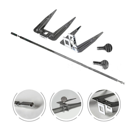 Stainless Steel Roast Chicken Skewer Cook Oven BBQ Grilled Fork, BBQ Grilled Fork