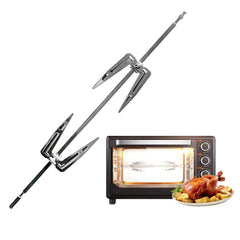 Stainless Steel Roast Chicken Skewer Cook Oven BBQ Grilled Fork, BBQ Grilled Fork