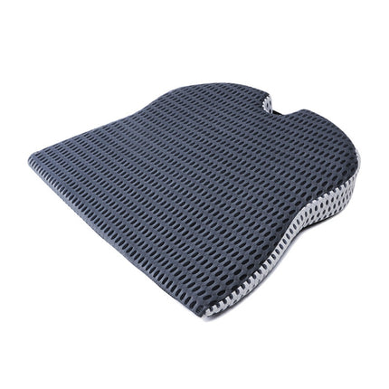 QFC040 U-shaped TThickened Memory Foam Car Seat Cushion, Black, Grey