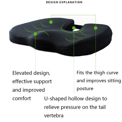QFC-023 U-shaped Slow Rebound Memory Foam Car Seat Cushion, Car Seat Cushio