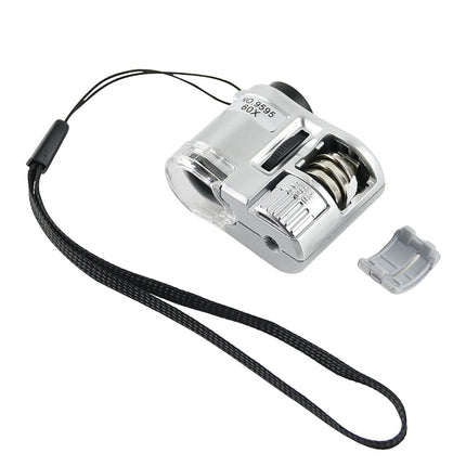 9595 60X LED Light UV Light Mini Microscope, 9595