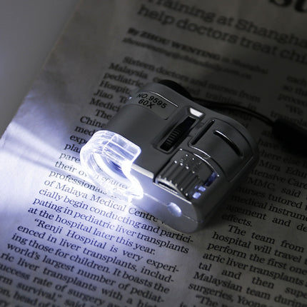 9595 60X LED Light UV Light Mini Microscope, 9595