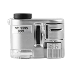 9595 60X LED Light UV Light Mini Microscope, 9595