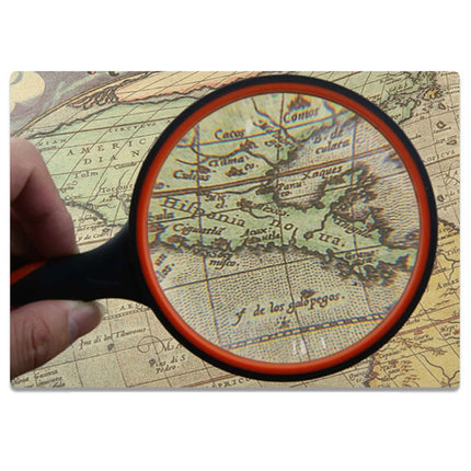 10X HD Optical Lens Handheld Magnifying Glass, 10X (50mm), 10X (65mm), 10X (75mm)