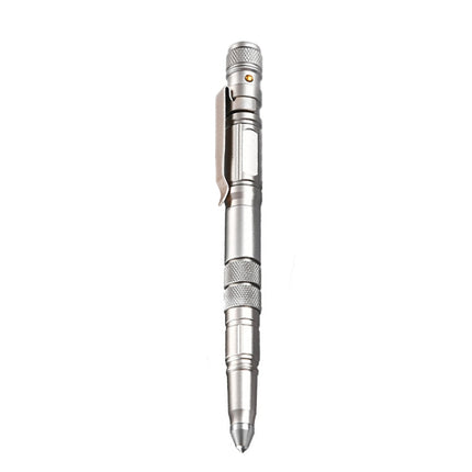 P08 Outdoor LED With Flashing Tungsten Steel Window Breaking Self-Defense Pen