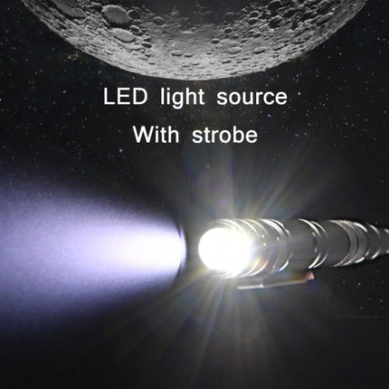 P08 Outdoor LED With Flashing Tungsten Steel Window Breaking Self-Defense Pen