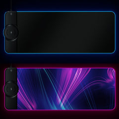 K9186 Multifunctional RGB Lighting Mouse Pad With Wireless Charger