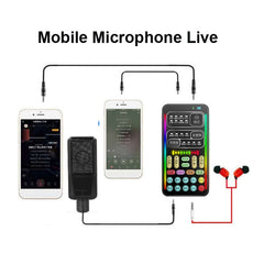 Voice Changer Game Live Broadcast Mobile Computer Sound Card, i9, i9  Set, K9, K9 Set