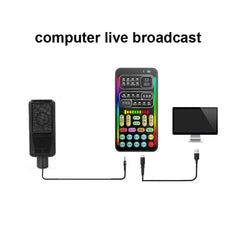 Voice Changer Game Live Broadcast Mobile Computer Sound Card, i9, i9  Set, K9, K9 Set