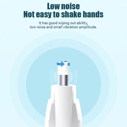 Deli 71107 Electric Eraser Art Can Replace The Core Rubber Core, Black Shell, White Shell