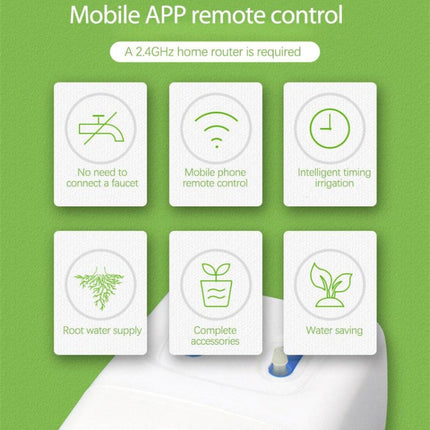 WD-01ADE WIFI Gardening Drip Irrigation Controller, Double Pump 15 Pots, Double Pump 20 Pots