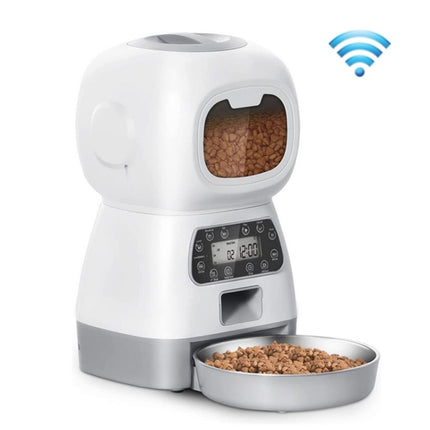 3.5L Elf Pet Feeder Automatic Feeder, Button Style, WiFi  APP Style