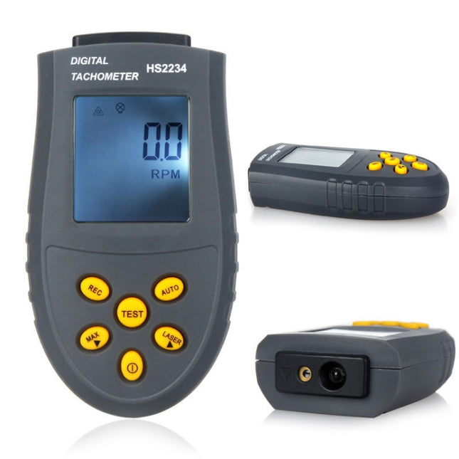HS2234 Non-contact Laser Tachometer Digital Display Motor Tachometer, HS2234