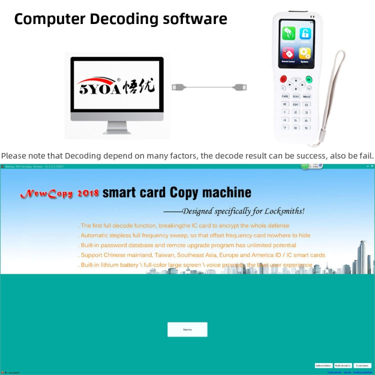 ICOPY5 Multi-frequency ID Card Reader, ICOPY5