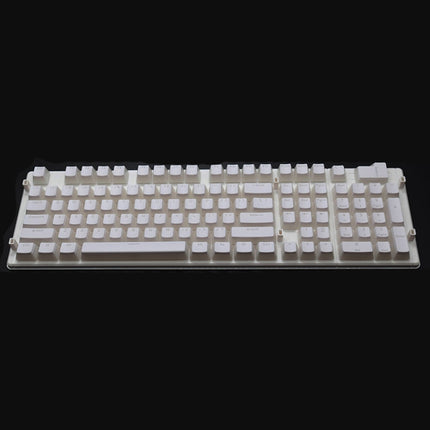 Pudding Double-layer Two-color 108-key Mechanical Translucent Keycap, White, Black, Gray, Sky Blue, Lemon Yellow, Violet, Orange, Apple Green, Red, Cheese Green, Dark Blue, Dark Coffee, Cyan, Light Coffee, Pink