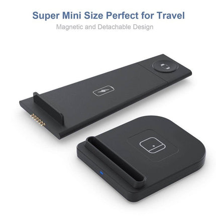 QGeeM QG-WC05 3 In 1 Portable Detachable Wireless Charger