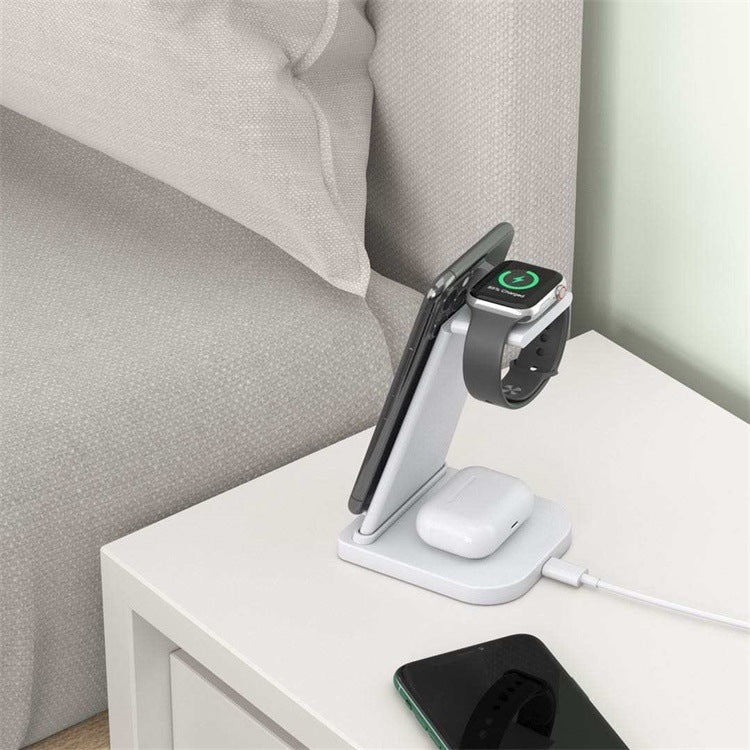 QGeeM QG-WC05 3 In 1 Portable Detachable Wireless Charger