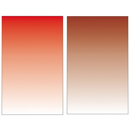 54 x 83cm Gradient Morandi Double-sided Film Photo Props Background Paper, Red / Gold Brown, Blue /Green, Deep Gray / Light Gray