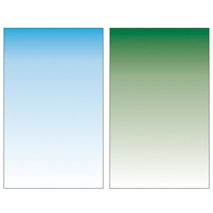 54 x 83cm Gradient Morandi Double-sided Film Photo Props Background Paper, Red / Gold Brown, Blue /Green, Deep Gray / Light Gray