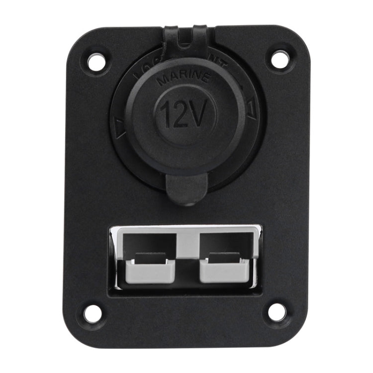 Andersen Panel Large Current Plug With 12V Cigarette Lighter Panel Combination