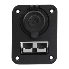 Andersen Panel Large Current Plug With 12V Cigarette Lighter Panel Combination