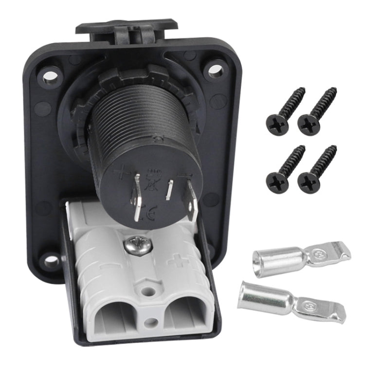 Andersen Panel Large Current Plug With 12V Cigarette Lighter Panel Combination