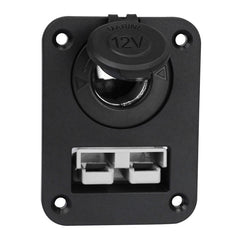Andersen Panel Large Current Plug With 12V Cigarette Lighter Panel Combination