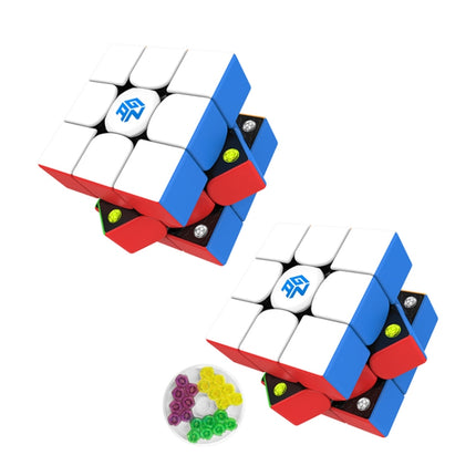 GAN356M Competition Foggy Third-Order Magnetic Magic Cubes, Style: