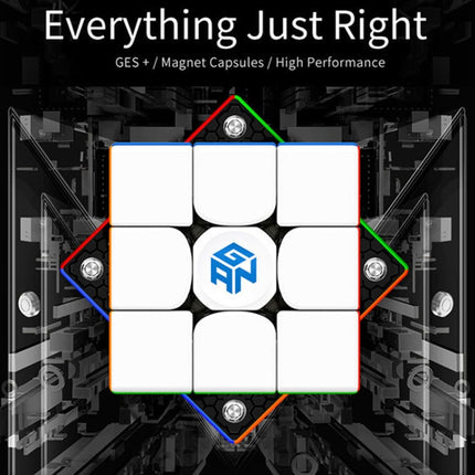 GAN356M Competition Foggy Third-Order Magnetic Magic Cubes, Style: