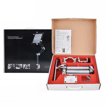 TB-03 Aluminum Alloy Tablet PC Stand Lazy Bedside Desktop Folding Camera Microphone Stand