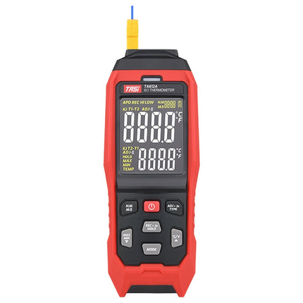 TASI Contact Temperature Meter K-Type Thermocouple Probe Thermometer, Style:, TA612A Single Channel, TA612B Dual Channels, TA612C 4 Channels