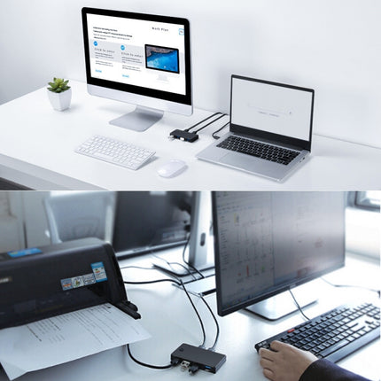 USB 2.0 Multifunctional 2 In 4 out HUB