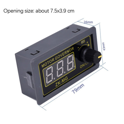 ZK-MG 5-30V High Power PWM DC Motor Governor Digital Display Encoder, 150W