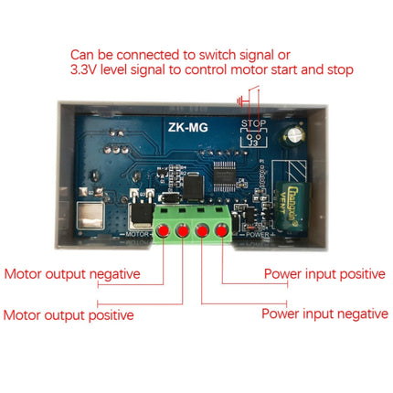 ZK-MG 5-30V High Power PWM DC Motor Governor Digital Display Encoder, 150W