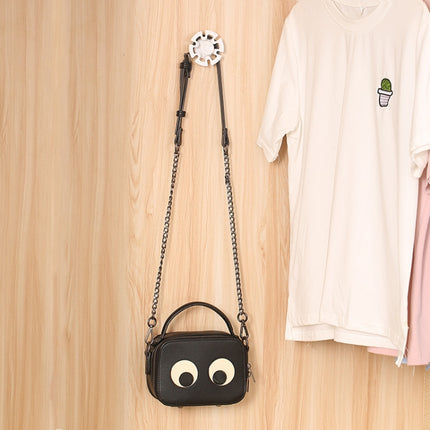 Organizador de cables con gancho de pasta sin dejar rastro, 6 unidades, para enrollar cables de datos y cables de alimentación