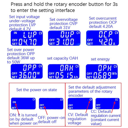 5-30V Adjustable DC Voltage Regulator Power Module Solar Charge, 5-30V