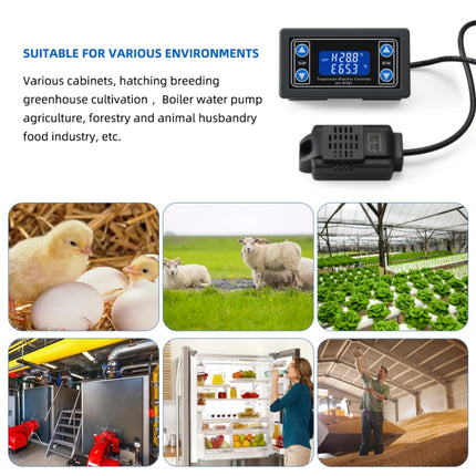 Digital Display High-Precision Double-Off Automatic Constant Temperature Humidity Control Panel