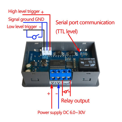 12/24V Relay Module Cycle Trigger Delay Power-Off Delay Timing Circuit Switch, Delay Circuit Switch