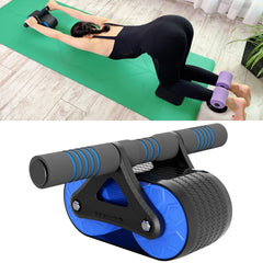 Automatic Rebound Double Wheel Abdominal Fitness Wheel, Automatic Rebound Ab Wheel(Blue), Automatic Rebound Ab Wheel(Orange), Automatic Rebound Ab Wheel(Red)