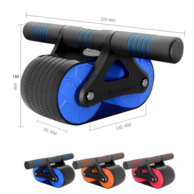 Automatic Rebound Double Wheel Abdominal Fitness Wheel, Automatic Rebound Ab Wheel(Blue), Automatic Rebound Ab Wheel(Orange), Automatic Rebound Ab Wheel(Red)