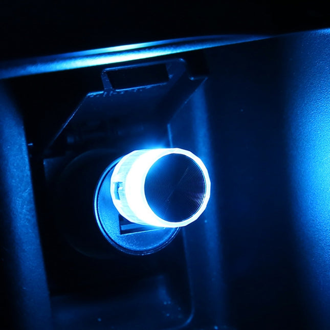 Car Decorative USB Universal LED Atmosphere Lamp, White, Ice Blue, Purple, Red, Yellow, Deep Blue, Colorful Flash, Colorful Slow Flash