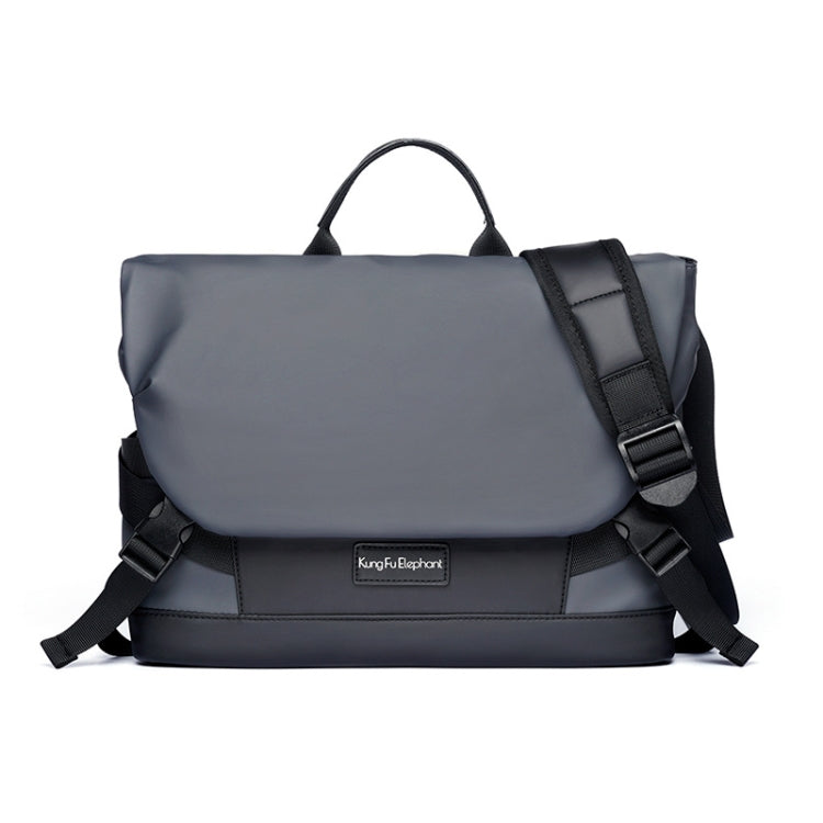 WEIXIER D231 Waterproof Shockproof Oxford Messenger Bag Men Shoulder Bag, Black, Grey