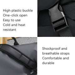 WEIXIER D231 Waterproof Shockproof Oxford Messenger Bag Men Shoulder Bag, Black, Grey