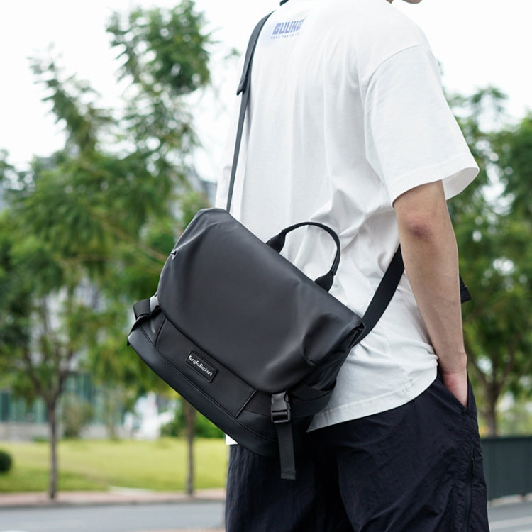WEIXIER D231 Waterproof Shockproof Oxford Messenger Bag Men Shoulder Bag, Black, Grey