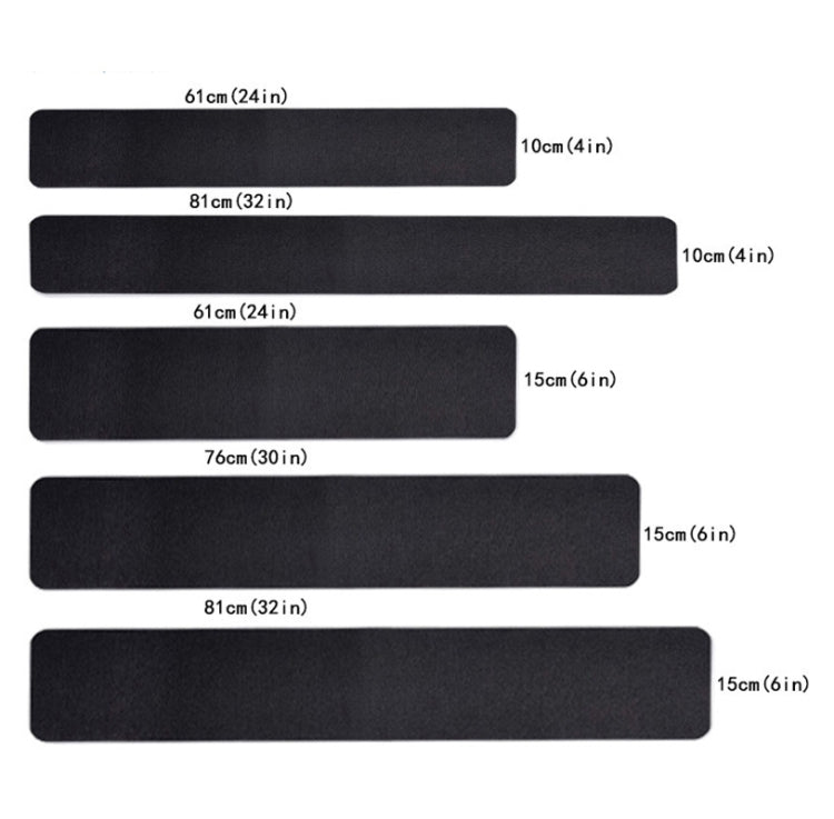 15 PCS PEVA  Rubber Non-marking Step Non-slip Tape,Size: