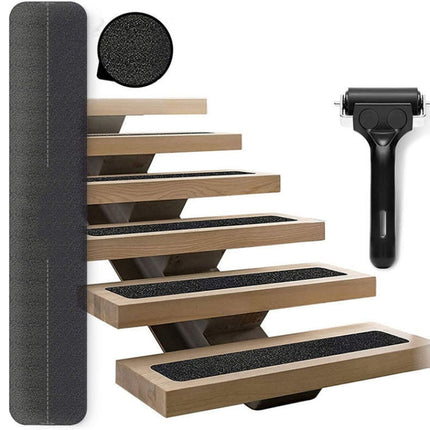 15 PCS PEVA  Rubber Non-marking Step Non-slip Tape,Size:, 10 x 60cm, 10 x 81cm, 15 x 61cm, 15 x 76cm, 15 x 81cm