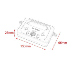 SF-95DR  Satellite Finder TV Signal Receiver With Compass