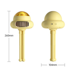 Stroller Portable Multi-Function Silent Octopus Bladeless Fan, White, Yellow, Pink