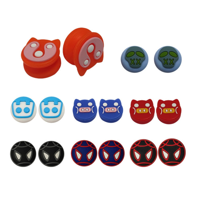 2 Sets ToyiLuya Rocker Protection Cap Left and Right Handle Silicone Anti-Slip Caps for PS4/PS5