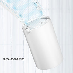 N1 Mini Portable USB Leafless Hanging Neck Fan, Mini Fan White